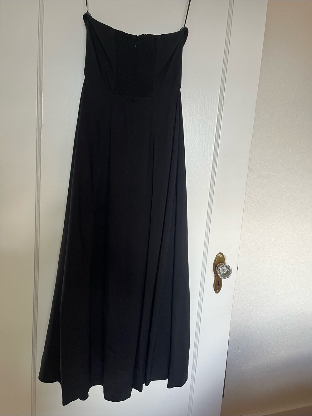 Sezane Black Strapless Evening Dress - Picture 4 of 7